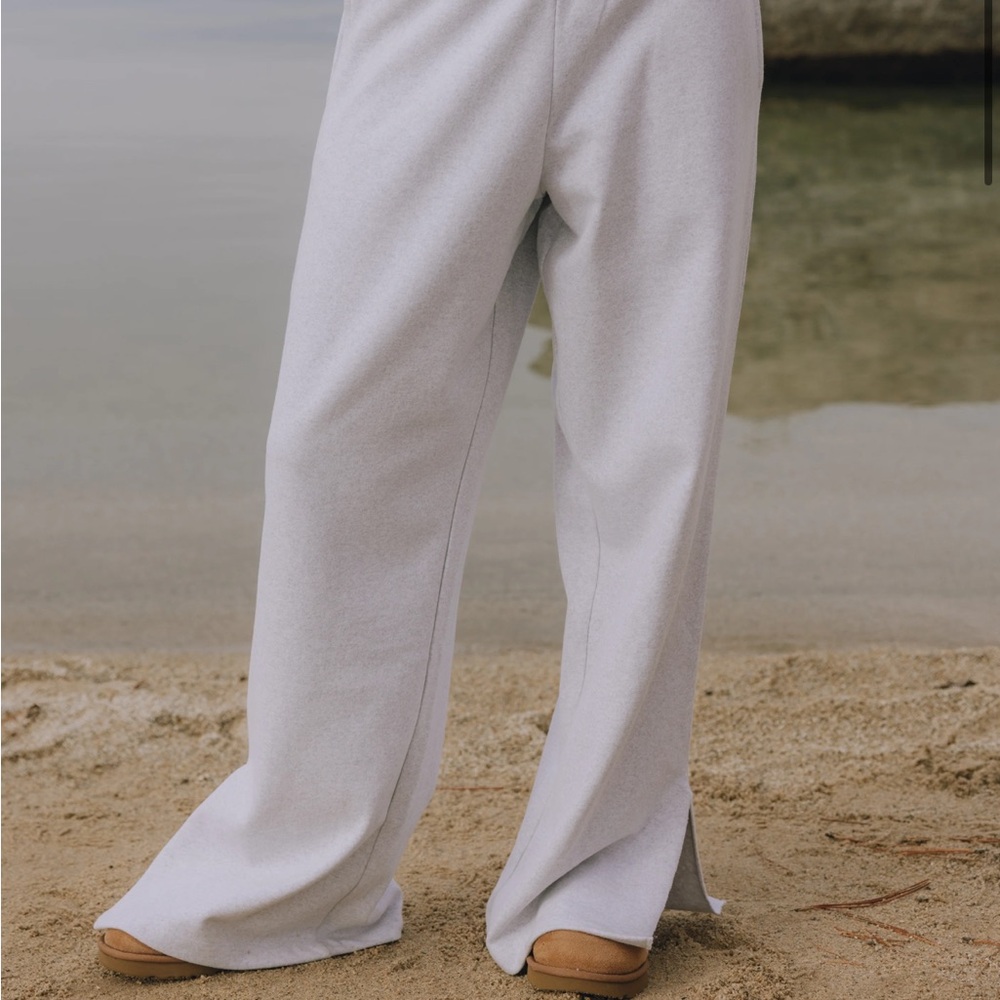 Daily drills fleece wide leg sweatpants - XS/s